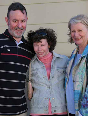 Natasha with parents Dianne & Richard